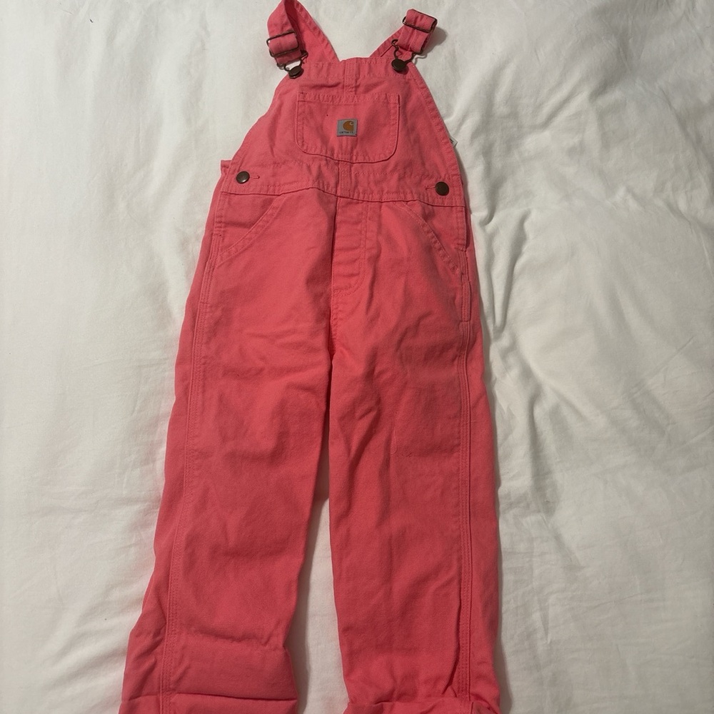Carhartt Kids Bright Pink Overalls